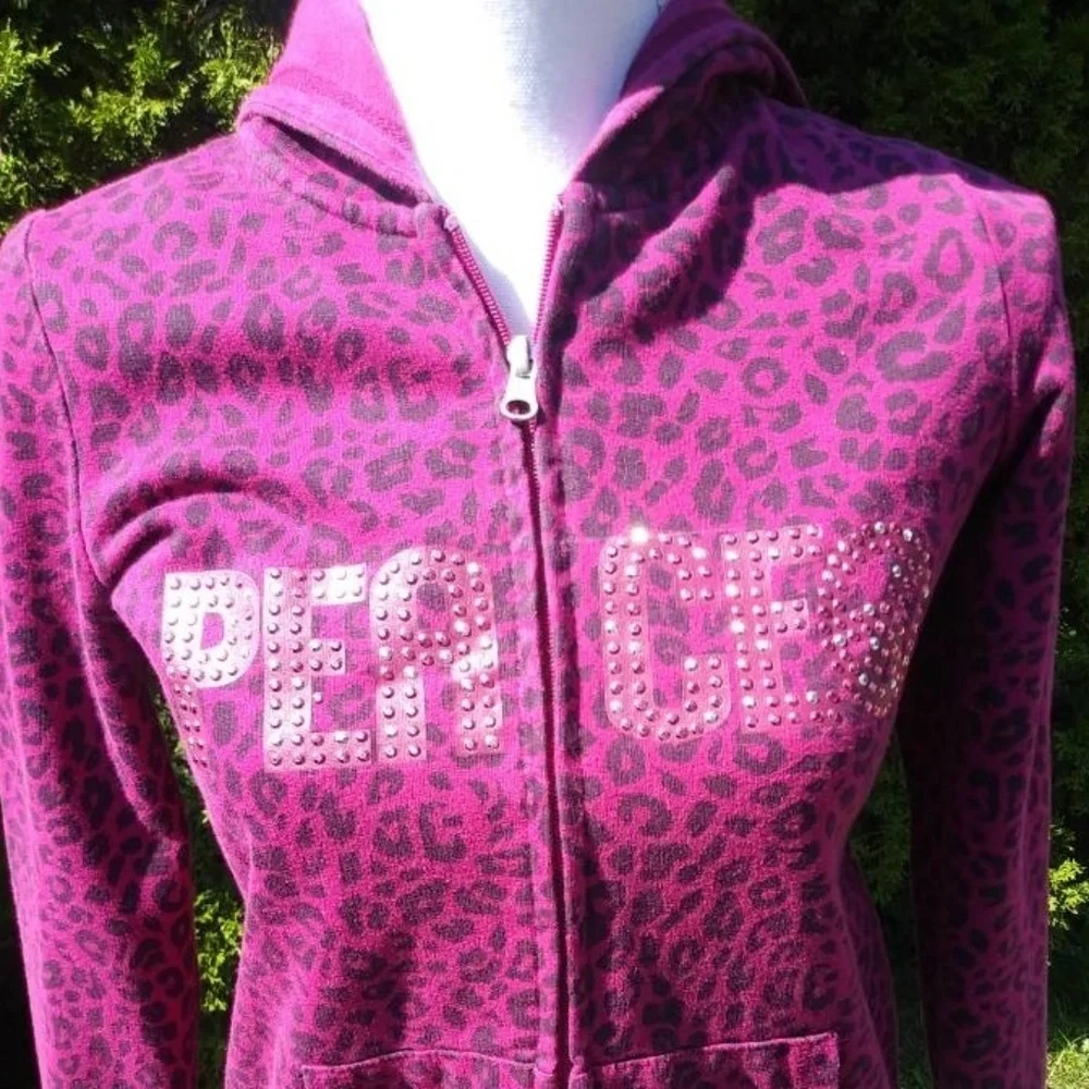 Childrens Place Peace Hoodie Size XL